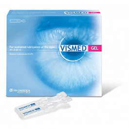 Vismed Lubricating Gel Unit Does Eye Drops 0.45ml x 20 (SHORT DATE 08-2022)