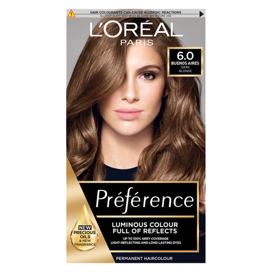 L'Oreal Paris Preference 6.0 Buenos Aires Dark Blonde Hair Dye