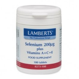 Lamberts Selenium Plus Vitamins A+C+E 100 Tablets