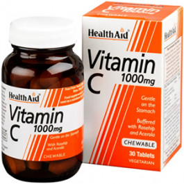 HealthAid Chewable Vitamin C 1000mg 30 Tablets
