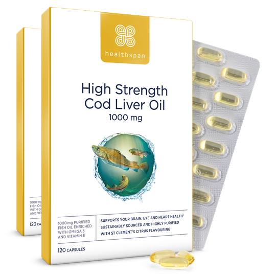 High Strength Cod Liver Oil 1,000mg - 240 Capsules