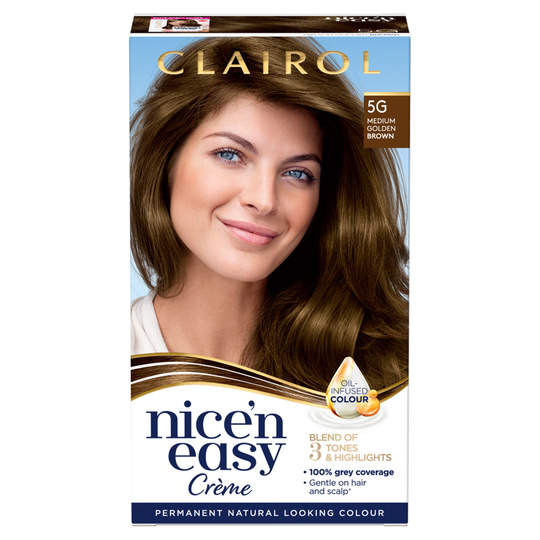 Clairol Nice'n Easy Creme Hair Dye 5G Medium Golden Brown