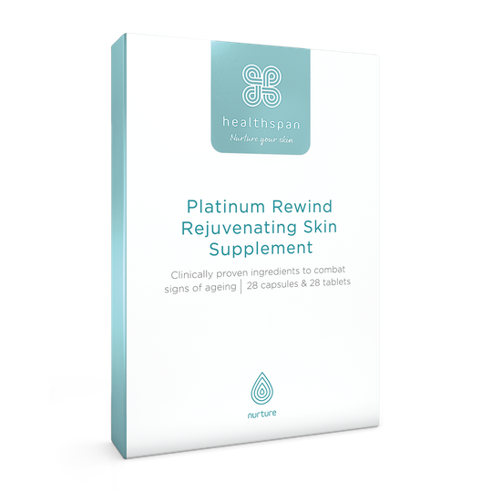Platinum Rewind Rejuvenating Skin Supplement - 28 capsules & 28 tablets