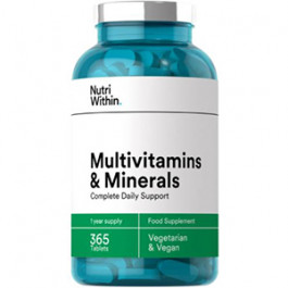 Nutri Within Multivitamins & Minerals 365 Tablets (1 Year Supply)