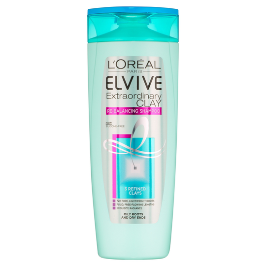 L'Oreal Paris Elvive Extraordinary Clay Re-Balancing Shampoo
