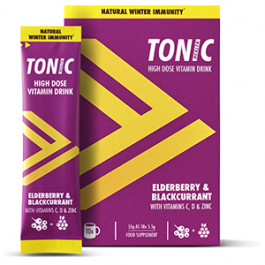Tonic Health High Immunity Drink Elderberry & Blackcurrant Flavour - 10 Sachets