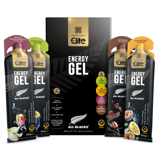 Elite All Blacks Energy Gel - Mixed Pack - 8 x 60g sachets