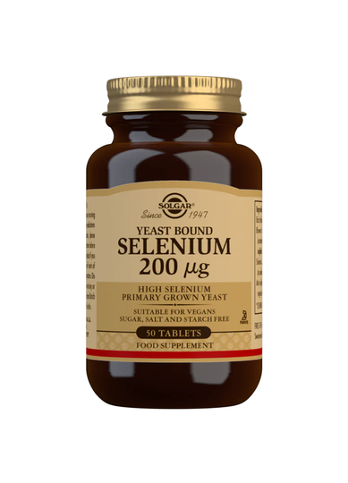 Solgar Selenium Yeast Bound, 200mcg, 50 Tablets