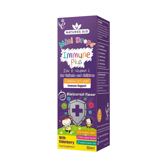 Natures Aid Immune Plus Mini Drops EXPIRY DATE DECEMBER 2022