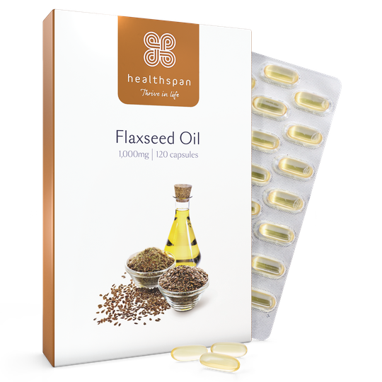 Flaxseed Oil 1,000mg - 120 capsules
