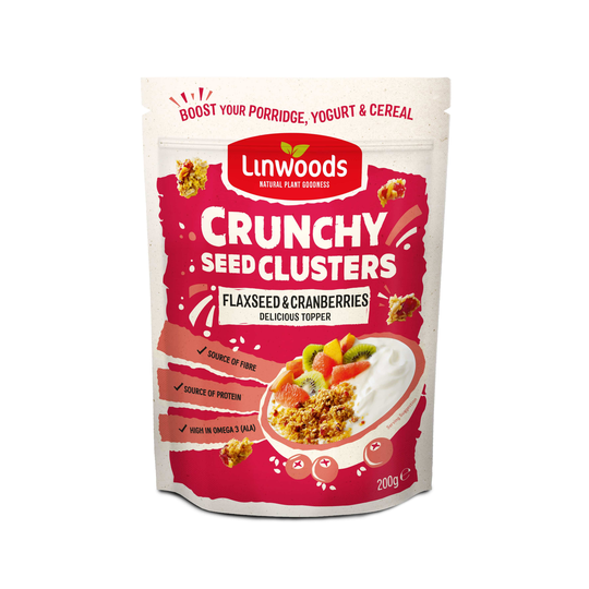 Linwoods Crunchy Seed Clusters Flaxseed & Cranberry, 200gr