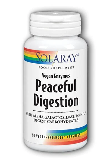 Solaray Peaceful Digestion, 50 VCapsules
