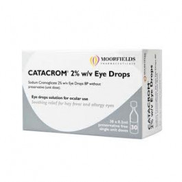 Catacrom 2% w/v Eye Drops 30 Single Unit Dose