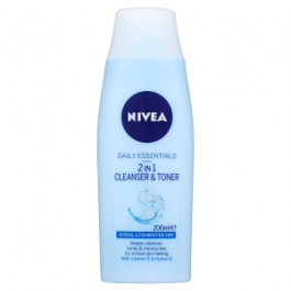Nivea Daily Essentials 2 in 1 Cleanser and Toner - Pack of 200ml