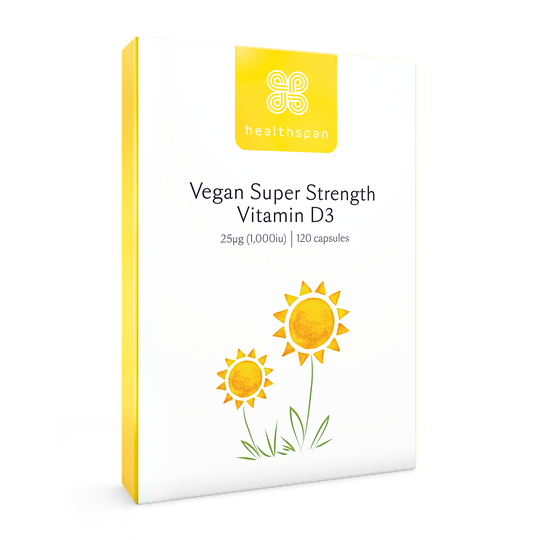 Super Strength Vitamin D3 - Vegan friendly 120 Capsules - 120 capsules