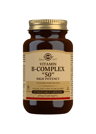 Solgar Formula Vitamin B-Complex "50" High Potency, 50 VCapsules