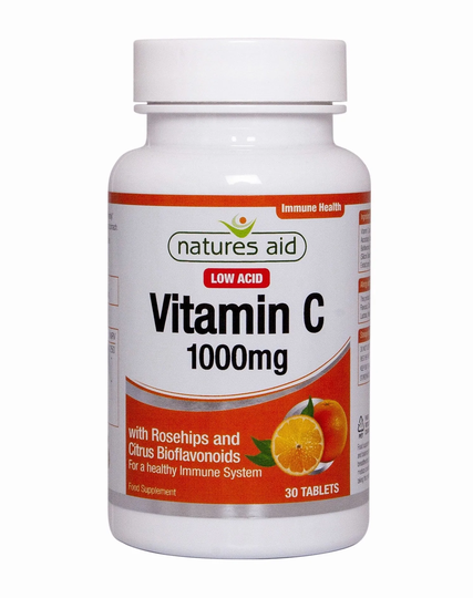 Natures Aid Vitamin C - Low Acid, 30 Tablets