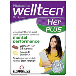 Vitabiotics Wellteen Her Plus 56 (28 Tablets & 28 Capsules)