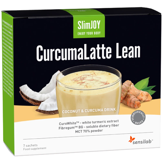 CurcumaLatte Lean - Turmeric latte: Immunity. Weight loss. Detox. 7 sachets | SlimJOY
