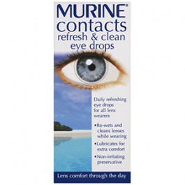 Murine Contacts Refresh & Clean Eye Drops 15ml
