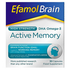 Efamol Brain Active Memory Omega 3 30 Capsules