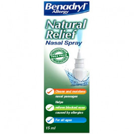 Benadryl Allergy Natural Relief Nasal Spray 15ml