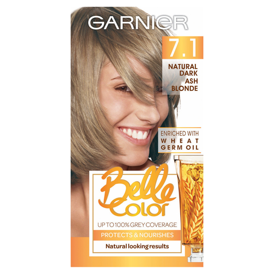 Garnier Belle Colour 7.1 Natural Dark Ash Blonde Hair Dye