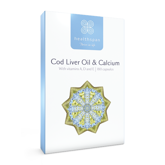 Cod Liver Oil & Calcium - 180 Capsules