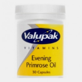 Valupak Evening Primrose Oil 500mg 30 Capsules - (SHORT DATED 09/2022)