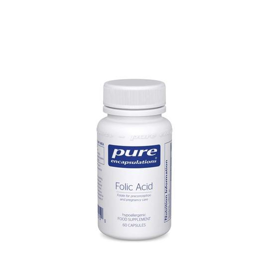 Pure Encapsulations Folic Acid, 60 Capsules