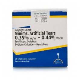 Minims Artificial Tears 20 Doses