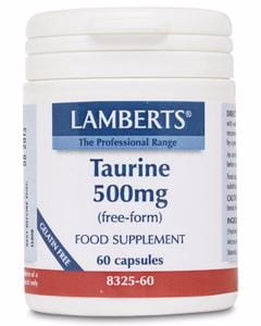 Lamberts Taurine, 500mg, 60Caps