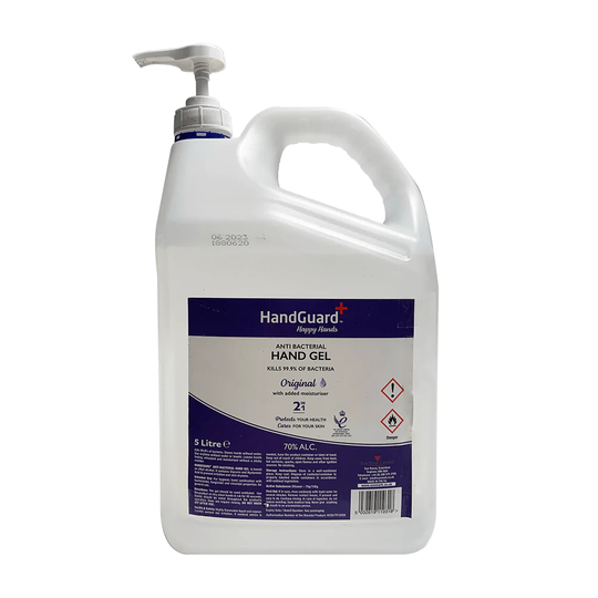 Handguard Anti Bacterial 2 In 1 Hand Gel, 5 Litre