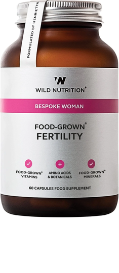 Wild Nutrition Food-Grown Fertility for Women, 60 Capsules