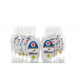 10 x 50ml Antibacterial Hand Sanitiser with Aloe Vera & Vitamin E