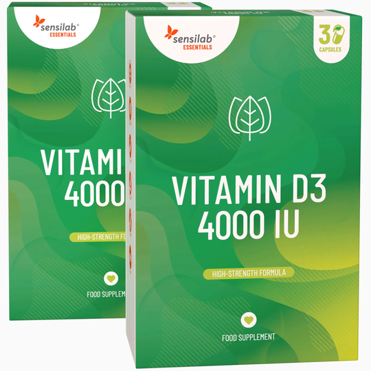2x Essentials Vitamin D3 4000 I.U. (100 μg) - 60 capsules | Sensilab