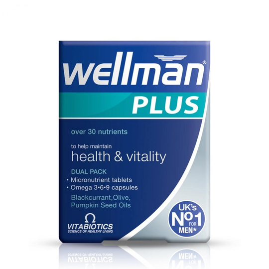Vitabiotics Wellman Plus Omega 3-6-9 - 28 Tablets & 28 Capsules