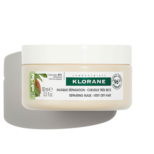 Klorane 3-In-1 Mask with Organic Cupuacu Butter for Very Dry Damaged Hair