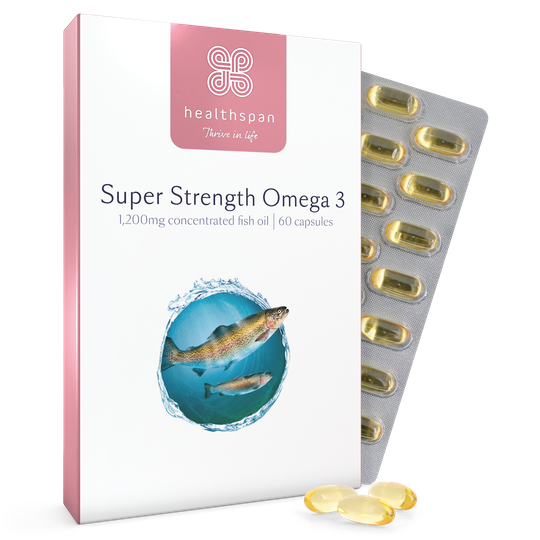 Super Strength Omega 3 1,200mg - 60 Capsules