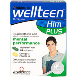 Vitabiotics Wellteen Him Plus 56 (28 Tablets & 28 Capsules)