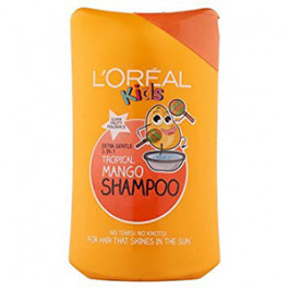LOreal Kids Extra Gentle 2in1 Tropical Mango Shampoo - Pack of 250ml