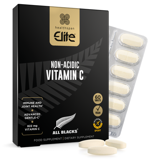 Elite All Blacks Non-Acidic Vitamin C - 60 tablets