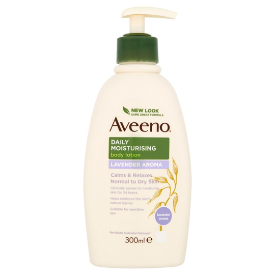 Aveeno Daily Moisturising Body Lotion Lavender Aroma