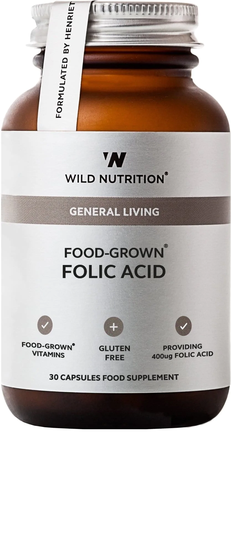 Wild Nutrition Food-Grown Folic Acid, 30 VCapsules