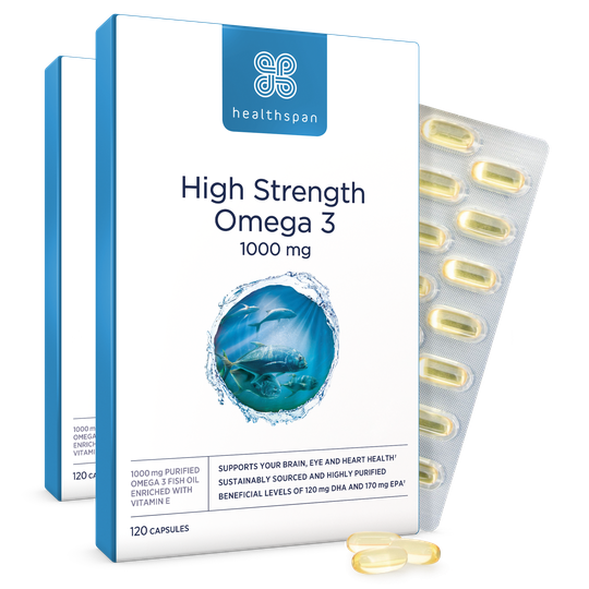 High Strength Omega 3 1,000mg - 240 capsules