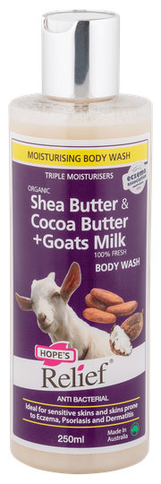 Hopes Relief Goats Milk Bodywash, 250ml