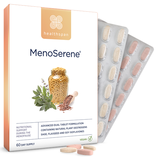 Menoserene - Soy Isoflavones, Flaxseed & Sage - 60 Day Supply
