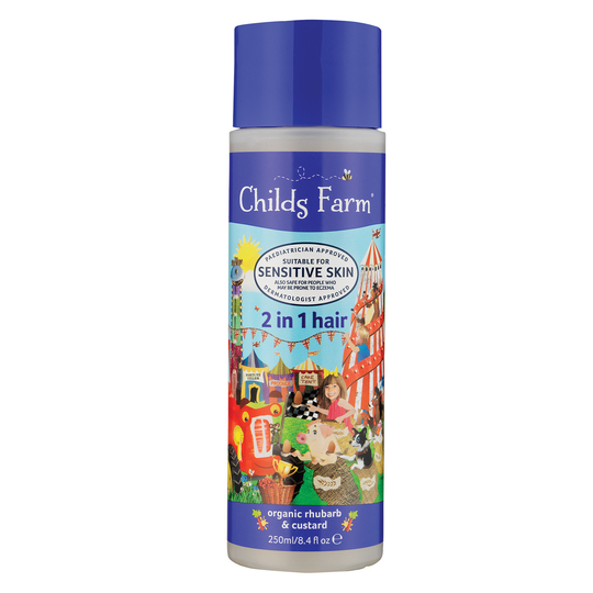 Childs Farm 2in1 Shampoo & Conditioner Organic Rhubarb & Custard