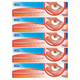 5 x Clotrimazole Cream 1% 20g