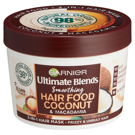 Garnier Ultimate Blends Soothing Hair Food Coconut & Macadamia 3-in-1 Mask